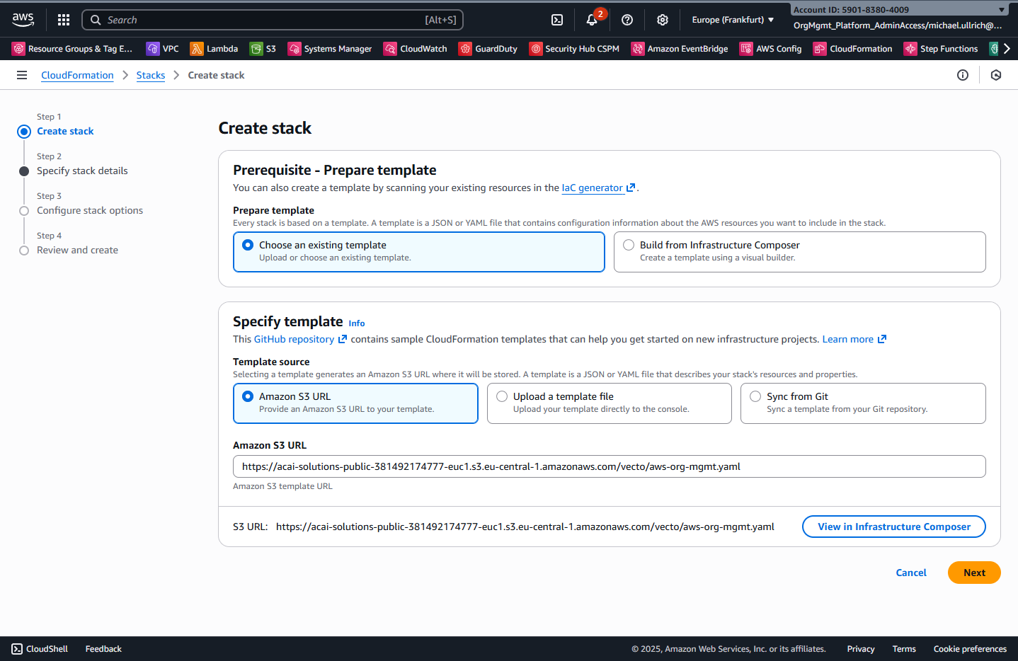 VECTO-PREPARATION-AWS-ORG-MGMT-CF-1